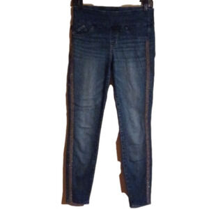 ROCK & Republic Denim Rx Fever pull on jeans. Size 4. Glitter/ tiny beads stripe